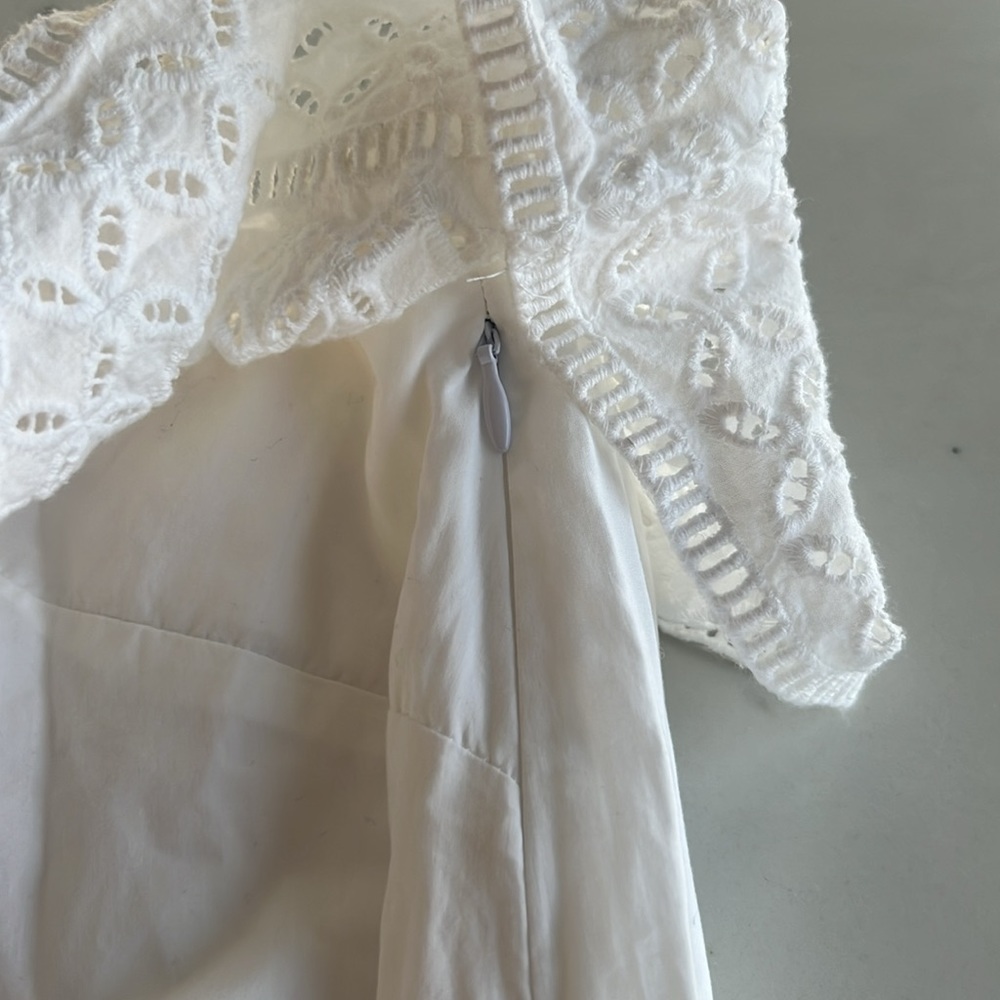 Abercrombie One Shoulder Eyelet Dress - Picture 2 of 6